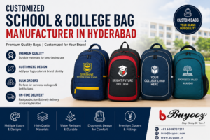Customized School & College Bag Manufacturer in Hyderabad