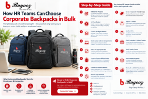 Corporate Backpacks in Bulk for Employees