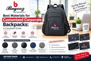 Best materials for customized corporate backpacks